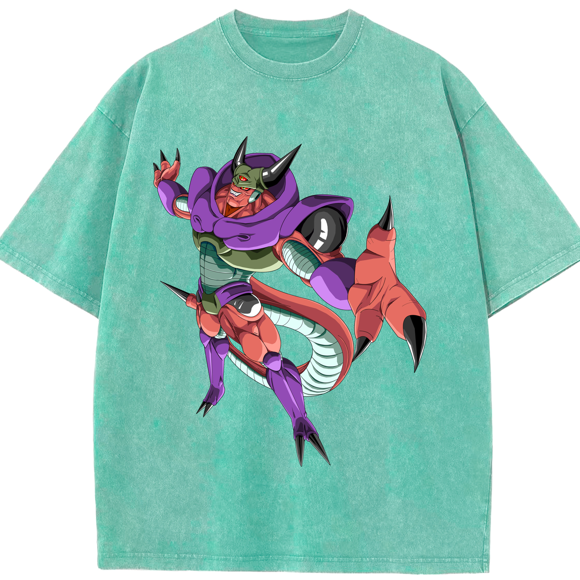 （画像用） ドラゴンボール ジャネンバ DRAGON BALL Janemba 綿100% ヴィンテージ風 半袖Tシャツ（フロントプリント）